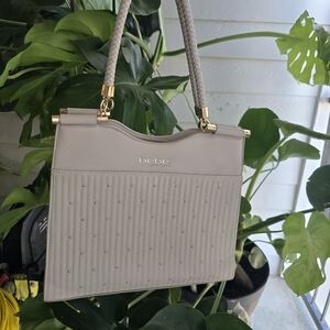 Bebe Gray Studded Women's Bag